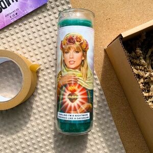 Taylor Swift “prayer candle” by Ain’t Saint, scent is Eucalyptus- NEW!